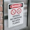 Signmission Oxygen No Smoking No Danger Sign, Vinyl Decal, 3.5in W x 5in L, 2PK OS-2PACK-DS-D-35-V-1515 - alternate 4
